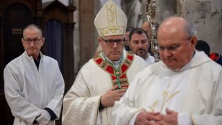Nadbiskup Milan Zgrablić predvodio je misu na Božić u katedrali svete Stošije