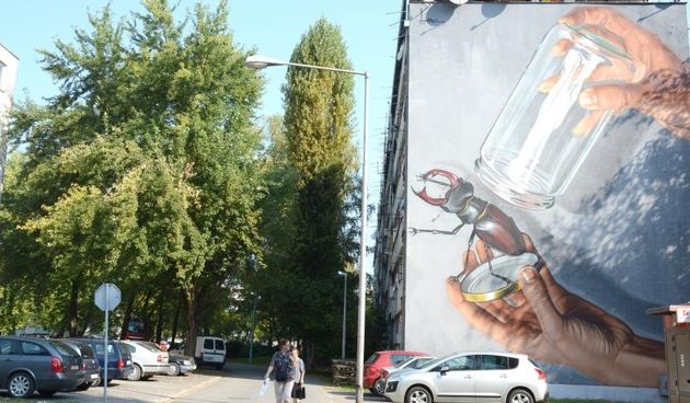 Sisak: Dovršen mural street art umjetnika Lonca koji je svrstan među deset najboljih u svijetu
