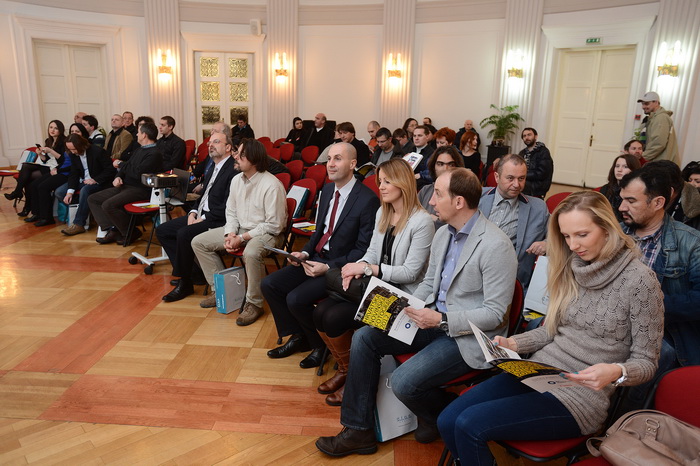 Zagreb, 250313.
Hrvatsko novinarsko drustvo, Perkovceva 2.
U Novinarskom domu odrzana je svecana dodjela nagrada za najbolje hrvatske novinske fotografije.
Zbor fotoreportera Hrvatske izbor najboljih novinskih fotografija organizira vec desetu godinu za r