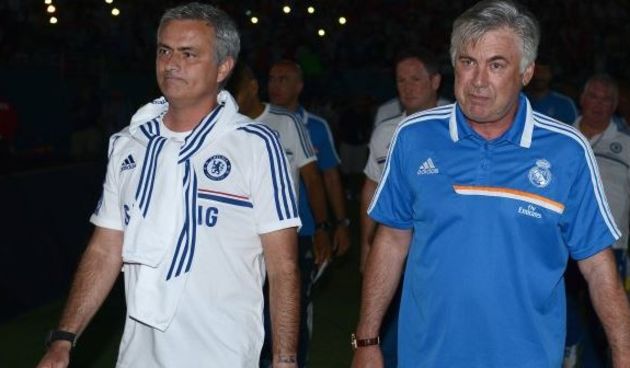 Jose Mourinho i Carlo Ancelotti, foto: chelseafc.com