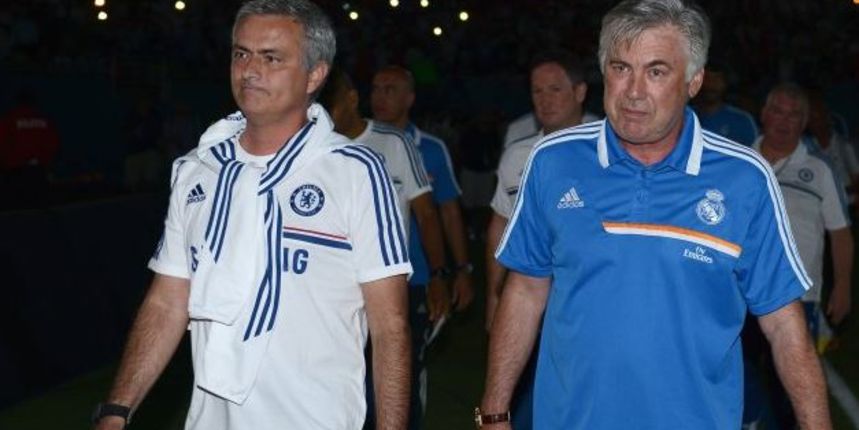 Jose Mourinho i Carlo Ancelotti, foto: chelseafc.com Jose Mourinho i Carlo Ancelotti, foto: chelseafc.com
