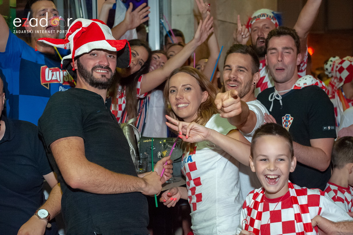 Zadar je gorio: Velika fešta nakon plasmana Vatrenih u polufinale Svjetskog prvenstva