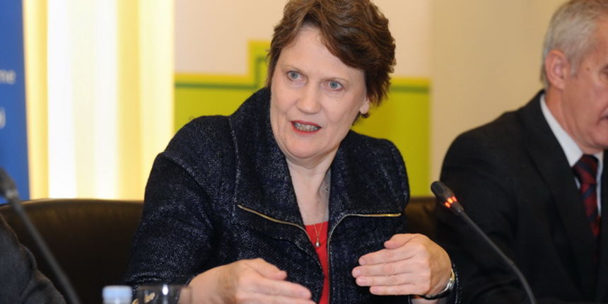 Zadar, 200113Bivsa premijerka Novog Zelanda, sada sefica razvojne agencije UN Helen Clark sa zupanom Stipom Zrilicem potpisala je nove sporazume o suradnji UNDP-a sa Zadarskom zupanijom.Na fotografiji: Helen Clark.Foto: Luka Gerlanc / CROPIX Zadar, 200113Bivsa premijerka Novog Zelanda, sada sefica razvojne agencije UN Helen Clark sa zupanom Stipom Zrilicem potpisala je nove sporazume o suradnji UNDP-a sa Zadarskom zupanijom.Na fotografiji: Helen Clark.Foto: Luka Gerlanc / CROPIX