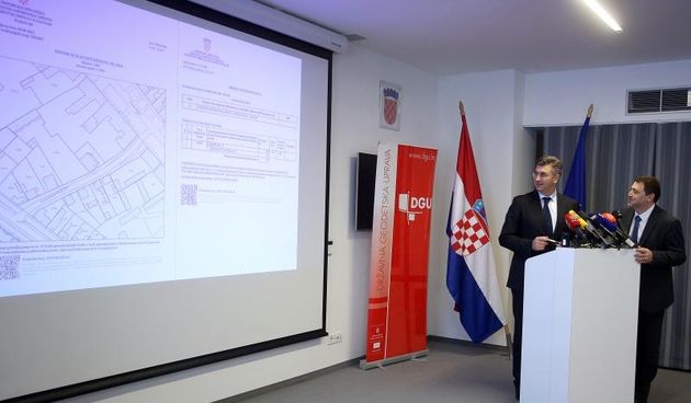 Premijer Plenković pustio u primjenu e-Katastar u Državnoj geodetskoj upravi