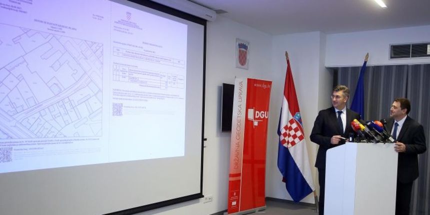 Premijer Plenković pustio u primjenu e-Katastar u Državnoj geodetskoj upravi Premijer Plenković pustio u primjenu e-Katastar u Državnoj geodetskoj upravi
