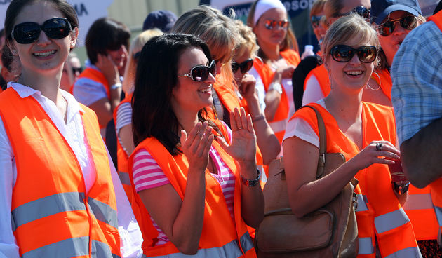 Jutros je zapoceo strajk kabinskog osoblja Croatia Airlines, zbog strajka mnogi letovi Croatia Airlinesa su otkazani. Foto: Davor Pongracic / Cropix
