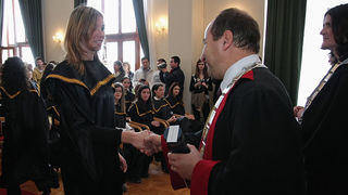 Promocija diplomiranih studenata, 7. ožujka 2009. (foto: Marin Gospić)