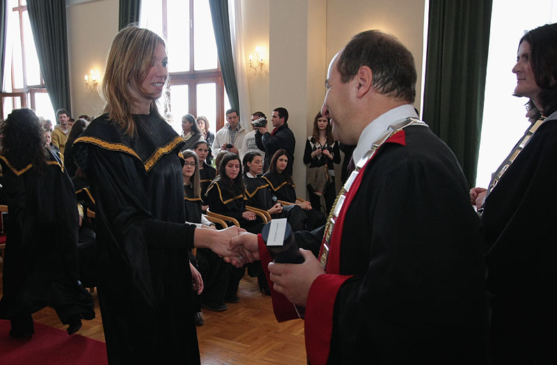 Promocija diplomiranih studenata, 7. ožujka 2009. (foto: Marin Gospić)