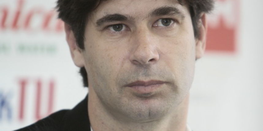 Split, 161110.  Stadion HNK Hajduka u Poljudu. Press konferencija HNK Hajduka. Na fotografiji: Goran Vucevic. Foto: Vladimir Dugandzic / CROPIX