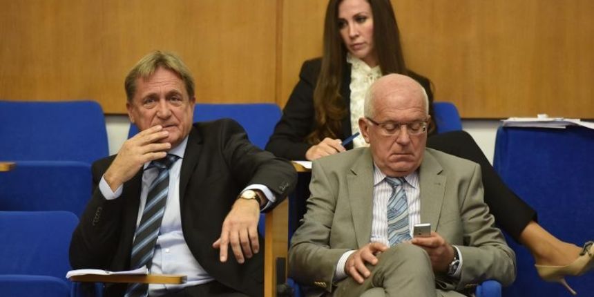 18. sjednica Gradskog vijeca. Gradonačelnik Božidar Kalmeta i Zvonimir Vrančić. Photo: Dino Stanin/PIXSELL