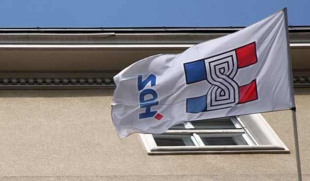Zgrada sredisnjice HDZ-a na Trgu zrtava fasizma. Photo: Zarko Basic/PIXSELL