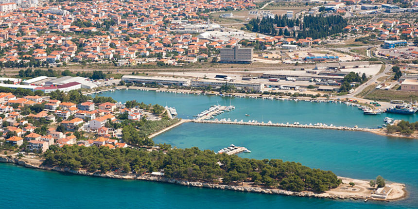 Grad Zadar iz zraka, foto: Leo Banić Grad Zadar iz zraka, foto: Leo Banić