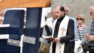 U betinskom brodogradilištu Ante Fržopa svečano je porinut novoizgrađeni tradicionalni murterski brod – leut pod imenom Orlić. Foto: Hrvoje JelavićIPIXSELL