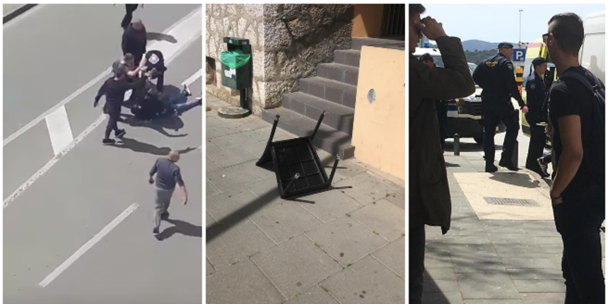 Masovna tučnjava u Šibeniku Masovna tučnjava u Šibeniku