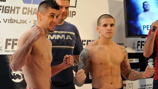 Zadar, 090513.Sluzbeno vaganje sudionika za borilacki spektakl FFC 04 koji se sutra odrzava u dvorani na Visnjiku. Na slici: Vaso Bakocevic.Foto: Luka Gerlanc / CROPIX Zadar, 090513.Sluzbeno vaganje sudionika za borilacki spektakl FFC 04 koji se sutra odrzava u dvorani na Visnjiku. Na slici: Vaso Bakocevic.Foto: Luka Gerlanc / CROPIX