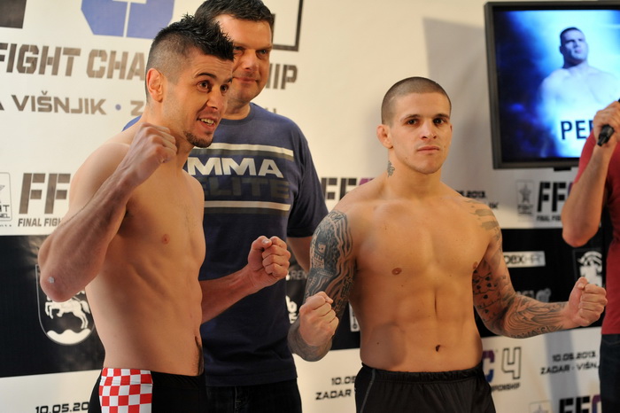 Zadar, 090513.Sluzbeno vaganje sudionika za borilacki spektakl FFC 04 koji se sutra odrzava u dvorani na Visnjiku. Na slici: Vaso Bakocevic.Foto: Luka Gerlanc / CROPIX Zadar, 090513.Sluzbeno vaganje sudionika za borilacki spektakl FFC 04 koji se sutra odrzava u dvorani na Visnjiku. Na slici: Vaso Bakocevic.Foto: Luka Gerlanc / CROPIX