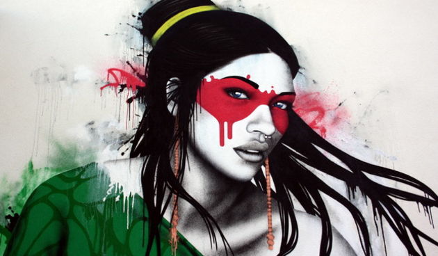 Street Art umjetnik Finbarr Fin DAC stvara u Ražancu, Foto: Nenad Nešović