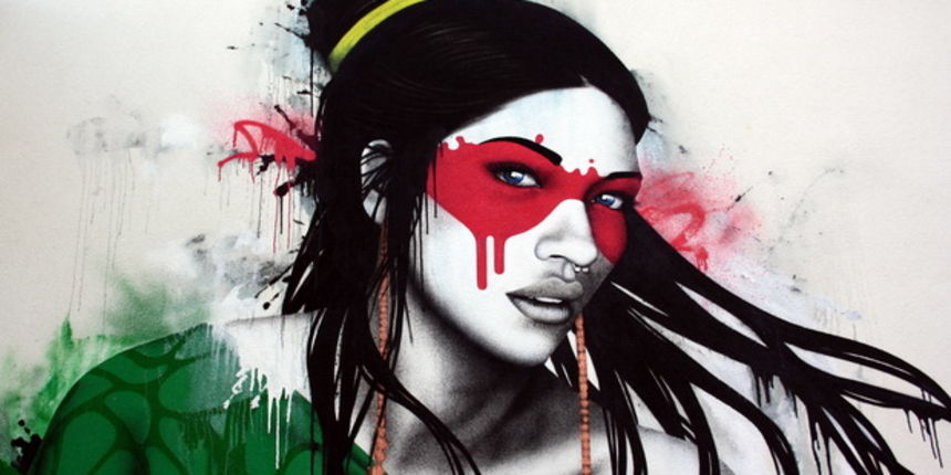 Street Art umjetnik Finbarr Fin DAC stvara u Ražancu, Foto: Nenad Nešović Street Art umjetnik Finbarr Fin DAC stvara u Ražancu, Foto: Nenad Nešović