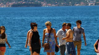 Ljetni šušur na zadarskoj rivi