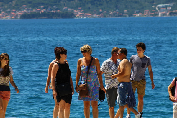 Ljetni šušur na zadarskoj rivi