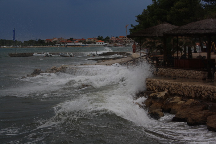 Tramontana u Zadru 26. kolovoza 2012.