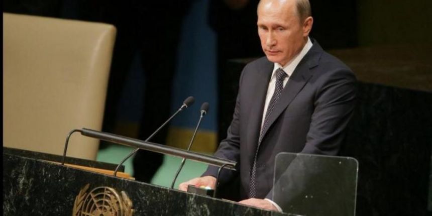 Ruski predsjednik na Glavnoj skupštini UN-a ; Vladimir Putin; Foto: Twitter: @KremlinRussia_E