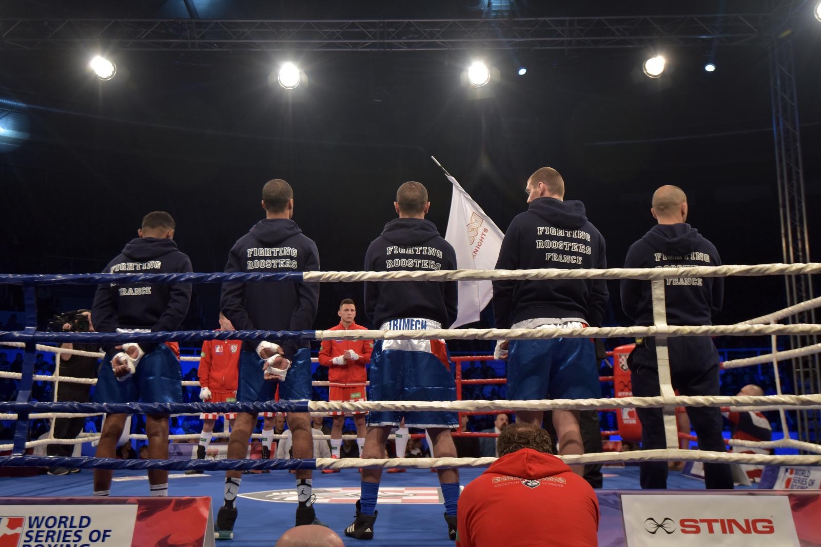 Svjetska boksacka liga, grupa B C1: Croatian Knights – France Fighting Roosters