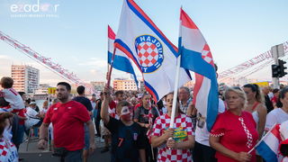 Veličanstven doček četvorice zadarskih Vatrenih