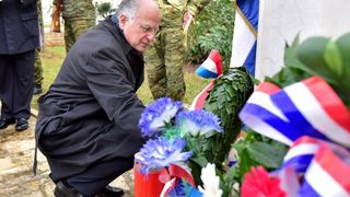 Svecanim postrojavanjem i mimohodom kroz grad postrojbi sudionica obiljezena je 22. obljetnica vojno-redarstvene akcije Maslenica. Photo: Dino Stanin/PIXSELL Svecanim postrojavanjem i mimohodom kroz grad postrojbi sudionica obiljezena je 22. obljetnica vojno-redarstvene akcije Maslenica. Photo: Dino Stanin/PIXSELL