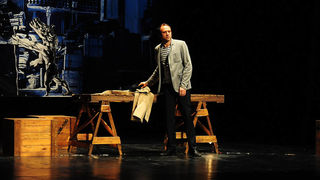 Zadar, 24.04.2013. snimio: Nenad Marčev 
dramska pretplata 
Kazalište PLAYDRAMA, Split 
Jeffrey Hatcher 
PICASSO 
redateljica: Nenni Delmestre 
igraju: Elvis Bošnjak, Lana Helena Hulenić 
Velika dvorana HNK Zadar