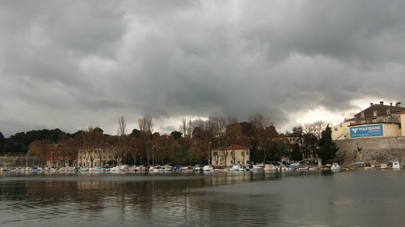 Zadar nakon grmljavinskog nevremena pracenog kisom i krupom 26. studenog, Foto. Mladen Malik