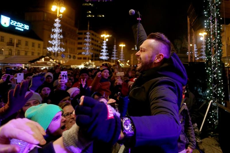 Humanitarni koncert Želim život na Trgu bana Josipa Jelačića