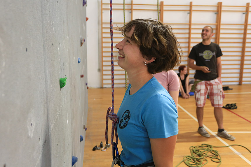 Bibinje: Natjecanje u sportskom penjanju na umjetnoj stijeni, foto: Leo Banić