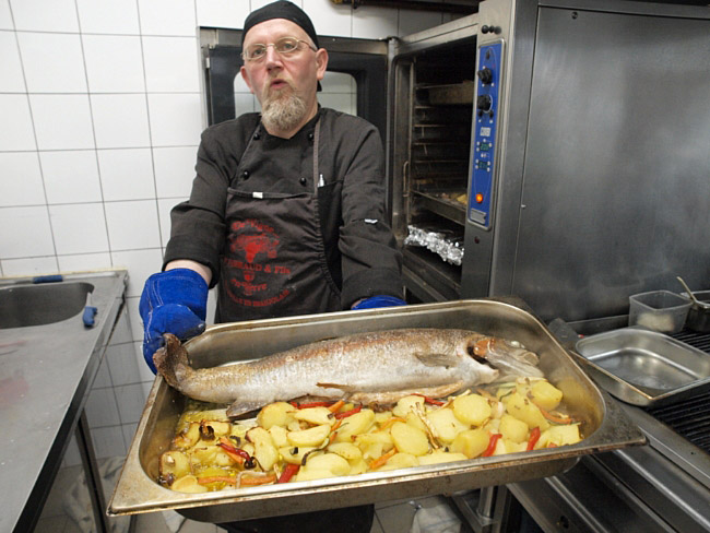 Dan pastrve u Restoranu Kornat 7. prosinca 2011., Foto: Vedran Penga