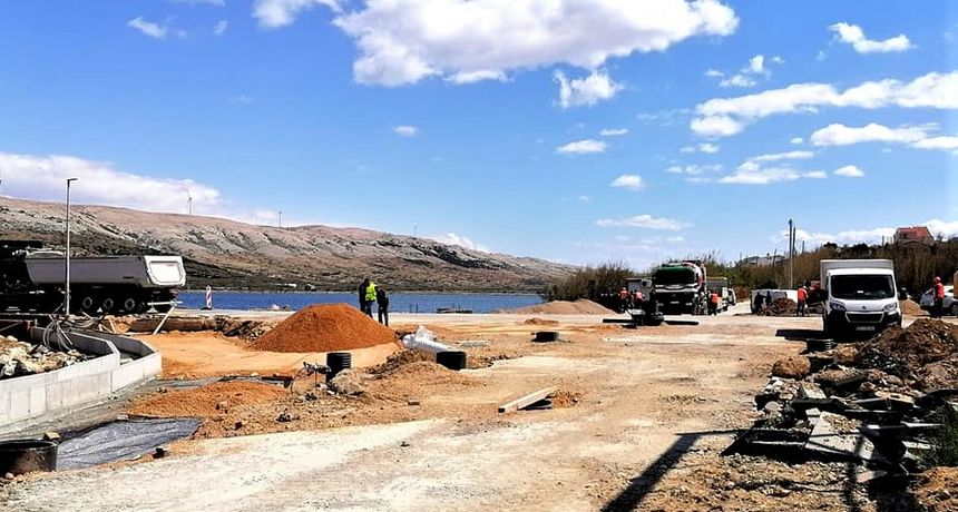 Napreduju radovi na izgradnji novog rotora na Pagu