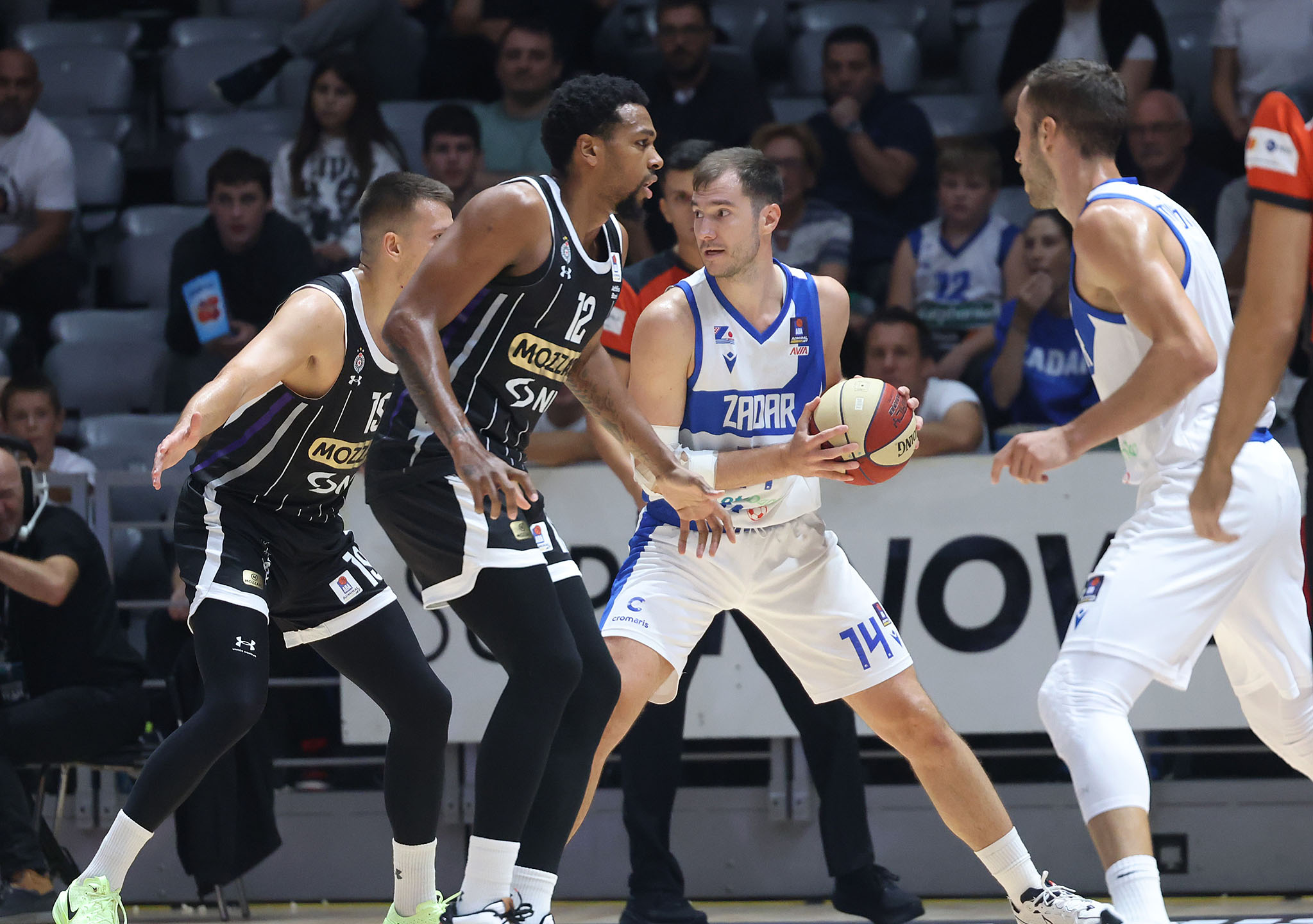 AdmiralBet ABA liga, 5. kolo: KK Zadar – KK Partizan 71-75