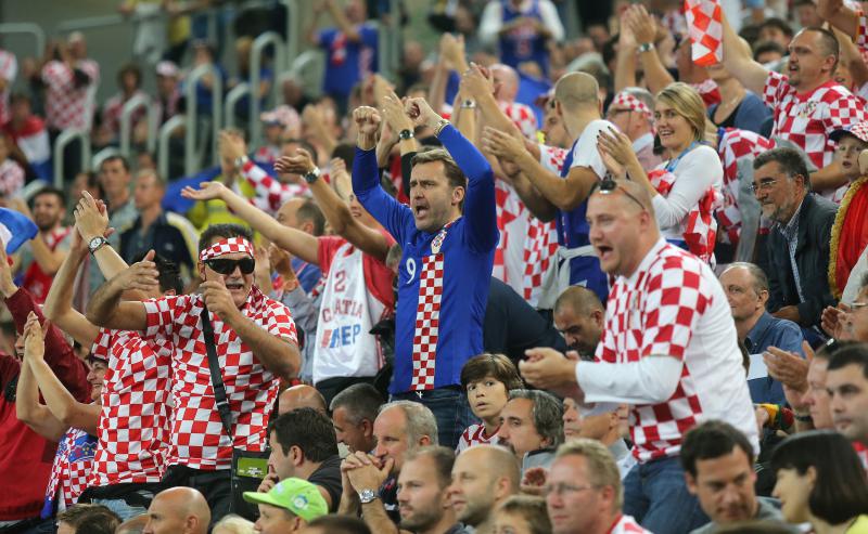 Velika hrvatska fešta u ljubljanskim Stožicama nakon plasmana u polufinale Eurobasketa, Foto. Igor Kralj/PIXSELL Velika hrvatska fešta u ljubljanskim Stožicama nakon plasmana u polufinale Eurobasketa, Foto. Igor Kralj/PIXSELL