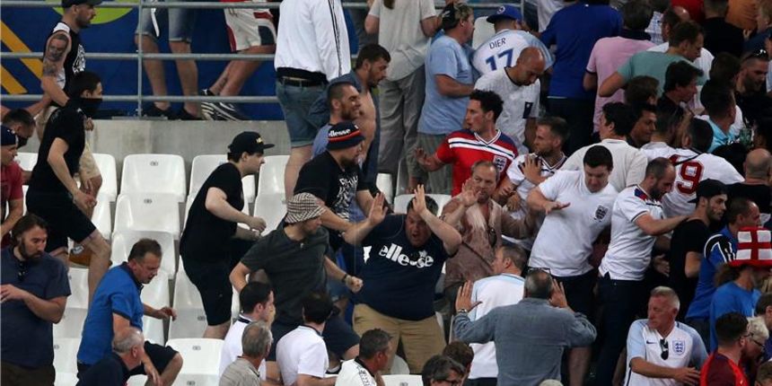 Ruski huligani, foto: Hina