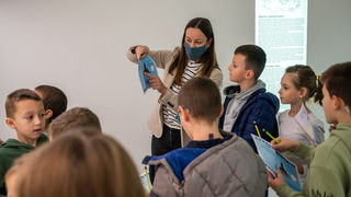 Na radionici u Muzeju antičkog stakla učenici OŠ Petar Preradović