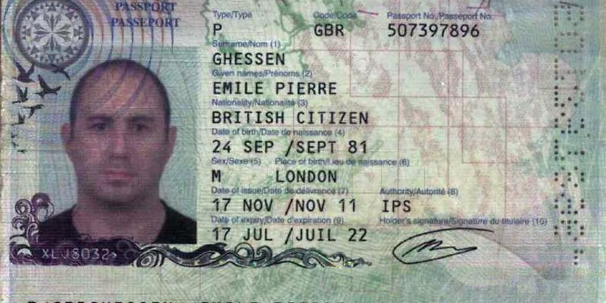 Sken putovnice Emile Pierre Ghessena. Foto: Hina Sken putovnice Emile Pierre Ghessena. Foto: Hina