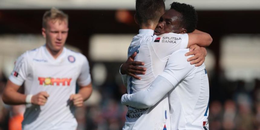 Zagreb – 1/16 zavrsnice hrvatskog nogometnog kupa, NK Kustosija – HNK Hajduk. Photo: Dalibor Urukalovic/PIXSELL Zagreb – 1/16 zavrsnice hrvatskog nogometnog kupa, NK Kustosija – HNK Hajduk. Photo: Dalibor Urukalovic/PIXSELL