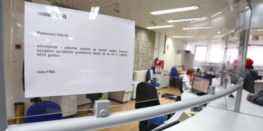 Oprost duga, FINA Oprost duga, FINA