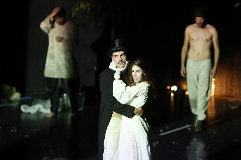 U sklopu Medjunarodnog festivala suvremenog kazalista Zadar snova, u kazalistu lutaka odrzana je predstava Grobnica za Borisa Davidovica. Photo: Filip Brala/PIXSELL