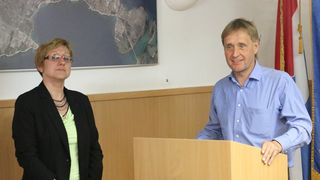 Delegacija Južnomoravske regije u posjeti otoku Viru Delegacija Južnomoravske regije u posjeti otoku Viru