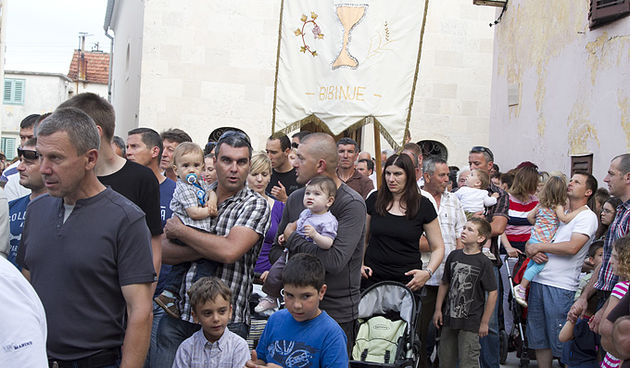 Staro selo u Bibinjama: Procesija u povodu blagdana Svetog Ante, Foto: Leo Banić