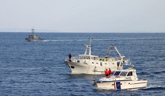 Koćarica prepraćena do Visa (Foto: tportal.hr)