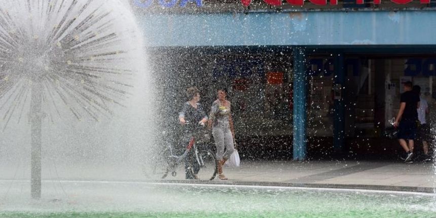 Brodjani su danas ipak malo odahnuli od ljetnih vrucina koje su proteklih dana grad grijale s preko 30 stupnjeva.
