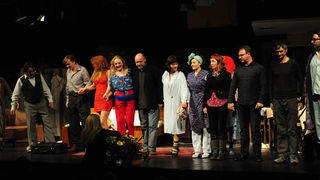 Zadar, 18.02.2013. snimio: Nenad Marčev
premijera HNK Zadar
Nikolaj Koljada: KOKOŠ, komedija
redatelj: Dražen Ferenčina
Igraju: Jasna Ančić, Tamara Šoletić, Žana Bumber,
Ivica Jončić, Mirko Šatalić,
Vinko Radovčič, Mimi Zadarski, Anto Zadar, 18.02.2013. snimio: Nenad Marčev
premijera HNK Zadar
Nikolaj Koljada: KOKOŠ, komedija
redatelj: Dražen Ferenčina
Igraju: Jasna Ančić, Tamara Šoletić, Žana Bumber,
Ivica Jončić, Mirko Šatalić,
Vinko Radovčič, Mimi Zadarski, Anto