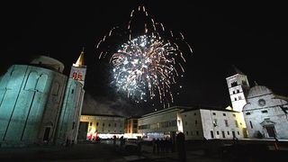 Novogodišnji vatromet u Zadru 2009. (foto: Marin Gospić)