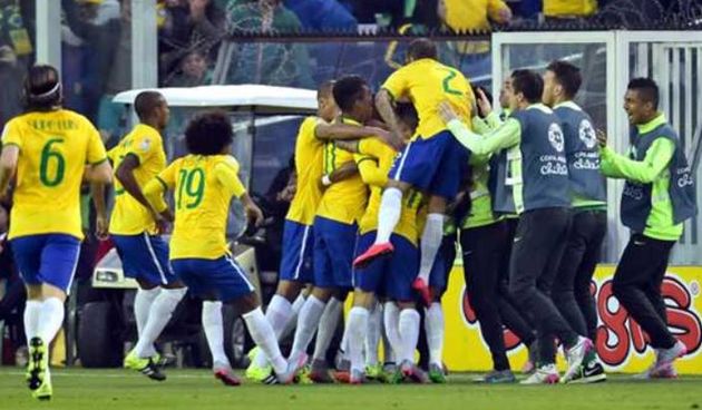 Brazilska nogometna reprezentacija, foto: ca2015.com
